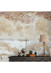 living walls Fototapetas &raquo;Fototapete Steinoptik&laquo; gemustert | matinis | neutral glatt Steinwand Betonwand Stein-Tapete Loft Industrial Tapeten Wohnzimmer