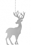 Fink Weihnachtsfigur &raquo;Dekoh&auml;nger Hirsch JASPER&laquo; Gyvūnų figūrėlė Weihnachtsdeko i&scaron; Nerūdijančio plieno auk&scaron;tis ca. 30 cm