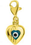 Firetti Pakabukas &raquo;Schmuck Dovanų Gold 333 pakabukas Charms Herz Magisches Auge&laquo; su stikliniu akmeniu