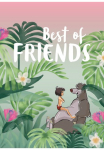 Komar Paveikslas &raquo;Jungle Book Best of Friends&laquo; Disney 1 Stk. dalys paveikslas zur dekoracija im vaikų kambario baldų komplektas - be grotelės