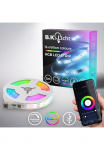 B.K.Licht LED dryžuotas &raquo;Wifi RGBIC USB laikmena LED Strip 5 m su App Steuerung&laquo; 150 Stk.-flammig Lichtleiste su Musiksensor smartes LED papuo&scaron;alas Selbstklebend