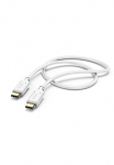 Hama USB-Kabel &raquo;Ladekabel USB laikmena C ant USB laikmena C 15 m Wei&szlig;&laquo; USB-C 150 cm