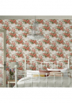 LAURA ASHLEY Tapetai &raquo;Country Roses&laquo; gebl&uuml;mt glatt 10mx52cm (ca. 5m2)