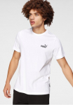 PUMA Mar&scaron;kinėliai &raquo;ESS SMALL LOGO TEE&laquo; Regular forma trumpomis rankovėmis Mar&scaron;kinėliai apvalia i&scaron;kirpte i&scaron; medvilnė