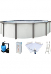 KWAD Apvalus baseinas &raquo;&raquo;Supreme&laquo; all in Premium Folie&laquo; &Oslash;xH: 360x132cm ir Bodenisolationsset