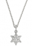 Firetti Grandinėlė su pakabukas &raquo;Schmuck Dovanų Silber 925 kaklo papuo&scaron;alas Grandinėlė grandinėlė Flocke&laquo; su Zirkonia (synth.)