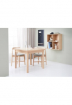 Hammel Furniture Valgomojo komplektas &raquo;Findahl/Basic by Hammel Dinex/Dora&laquo; rinkinys Rinkinys: Valgomojo stalas L/B/H: 90-166 x 90 x 76 cm ir 2St&uuml;hle