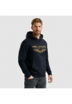 PME LEGEND Sportinis megztinis su gobtuvu &raquo;Hooded soft terry with logo&laquo; su Logostickerei