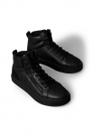 Calvin Klein Jeans Calvin KLEIN Džinsai suvarstomi batai &raquo;CLASSIC CUP MID LACEUP ZIP LTH&laquo; High Mar&scaron;kinėliai be rankovių Sportbačiai Sportbačiai-batai aulinukai su pamink&scaron;tintas Schaft