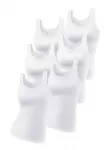 Petite fleur by Lascana Apatiniai mar&scaron;kinėliai (6er-Pack) i&scaron; grynos medvilnė Mar&scaron;kinėliai be rankovių mar&scaron;kiniai