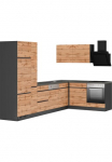 KOCHSTATION Virtuvinis komplektas &raquo;KS-Riesa&laquo; Stellbreite 240x270 cm patogi su arba be E-Ger&auml;te