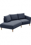 ATLANTIC home collection 2,5-vietė sofa &raquo;Elvis&laquo; Kampinė sofa su atviras Ende im skandinavischen stilius Massivholzf&uuml;&szlig;e