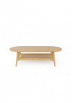Woodman Kavos staliukas &raquo;Curved&laquo; Scandi Design plotis 130 cm FSC&reg;-zertifiziert