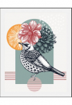queence Paveikslas &raquo;Birdy&laquo; Abstrakt | gėlės | Blumenbilder | Pflanzen | Pflanzenbilder | Vogelbilder | V&ouml;gel 1 Stk. dalys gerahmt