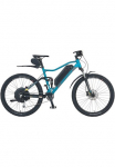 Prophete &raquo;Graveler&laquo; 9 Gang Shimano Alivio Schaltwerk Kettenschaltung Heckmotor 250 W dviratis Elektrofahrrad dėl Moterims u. Herren MTB