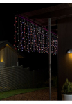 KONSTSMIDE LED-Lichtervorhang &raquo;Weihnachtsdeko aussen&laquo; 200 Stk.-flammig LED Girlianda su bunten Globes 200 spalvoti Dioden