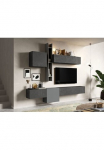 Home affaire Sekcija &raquo;Infinity 6tlg. plotis 262 cm auk&scaron;tis variabel Sekcija Anbauwand&laquo; 6 Stk. dalys
