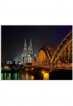 Artland Stiklinis paveikslas &raquo;K&ouml;lner Dom su Br&uuml;cke&laquo; Deutschland 1 Stk. dalys in padėties dydžiai