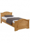 OTTO home Massivholzbett Graz auk&scaron;tis I&scaron;laiko svorį Klasikinio stiliaus Landhausstil FSC&reg; zertifiziert (Breite/Belastbarkeit 180cm/220 KG 90cm/=120KG) su dekoratyviniais Fr&auml;sungen su grotelės čiužiniui