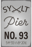 queence Metalinis paveikslas &raquo;Pier&laquo; Spr&uuml;che 1 Stk. dalys