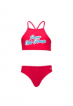 PUMA Bikini maudymosi kostiumėlis 2 Stk. su Hingucker-Slogan