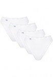 sloggi Kelnaitės auk&scaron;tu liemeniu &raquo;Basic+&laquo; 4vnt. Pack &scaron;velnus Baumwollmix Multipack elastisch