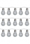 LUXFORM Girlianda &raquo;Solar-Lichterkette Corfu Partybeleuchtung - 15xLED&laquo; i&scaron; I&scaron; stiklo gefertigt
