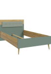 FORTE Jaunuolio kambario lova &raquo;Kinderbett Belastbar iki 250KG&laquo; Liegefl&auml;chen 140x200cm arba 120x200cm su pamink&scaron;tintas Galvūgalis