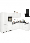 KOCHSTATION Virtuvinis komplektas &raquo;KS-Brindisi Stellbreite 290/170 cm&laquo; patogi su įmontuota buitinė technika ir Indukcinė su MDF-Fronten