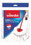 Vileda &Scaron;epečio &scaron;luostė &raquo; TURBO Refill 100% Microfibre Ersatzkopf&laquo; (Mikrofaser 22 cm 1 Stk. dalys Grindų &scaron;epečio antgalis su Dreiecksform - dėl alle Oberfl&auml;chen tinka