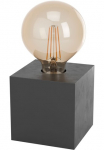 EGLO Stalinis &scaron;viestuvas &raquo;PRESTWICK 2&laquo; E27 1 Stk. Nachttischlampe Deko wohnlich Schalter ant kabelis 95x95x95 cm
