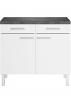 OPTIFIT Spintelė plotis 100 cm 2 durys 2 stalčiai