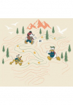 Komar Tapetai &raquo;Digitaldruck Vlies - Mickey Meets the Mountain - Gr&ouml;&szlig;e 300 x 280 cm&laquo; ra&scaron;tuotas glatt vaikų kambario baldų komplektas