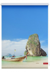 LICHTBLICK ORIGINAL Ritininė užuolaida &raquo;Rollo Lango kabliukai be Bohren blickdicht Thailand - Bunt&laquo; blickdicht Blendschutz | Sienelė freih&auml;ngend