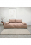 DOMO collection Didelė sofa &raquo;&Eacute;vora Labai didelė sofa plotis 244 cm&laquo; spyruoklės ir reguliuojamas porankis Struktur grob rust