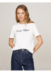 Tommy Hilfiger Mar&scaron;kinėliai &raquo;NOS SCRIPT REGULAR C-NK &scaron;ortai SLEEVE&laquo; su apvalia i&scaron;kirpte ir kontrastfarbener apvadas Regular forma