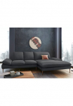W.SCHILLIG Kampinė sofa &raquo;enjoy&MORE Designsofa bequem zeitlos ir elegant L-Form&laquo; Sitztiefenverstellung F&uuml;&szlig;e bronze pulverbeschichtet plotis 310 cm