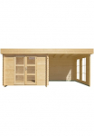 Kiehn-Holz Sodo namelis &raquo;Acrux 2&laquo; ir Fussboden im Haus
