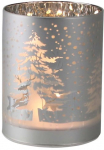 AM Design Ant Design LED žvakidė 1 Stk. Warmwei&szlig; Weihnachtsdeko su weihnachtlichen Elementen