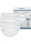 Sch&uuml;tte WC-dangtis &raquo;White Wave&laquo; Duroplast su Lėto nusileidimo funkcija ir Schnellverschluss High Gloss