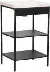 welltime Vonios spintelė &raquo;Lodi&laquo; 1 Stk. dalys Badezimmerregal su 2 offenen lentynomis - (B/T/H) 51/40/80 cm