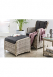 Destiny Gartenlounge-Set &raquo;LUNA CASA&laquo; 4 Stk. dalys Polyrattan Fotelis su Kojų kėdutė ir atrama