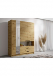 Home affaire Drabužių spinta &raquo;LAREDO skalbinių spinta komplette Innenausstattung Ma&szlig;e 1583/2005/55cm&laquo; Kabykla su atviras Fach 3 durys ir 2 Stalčius FSC