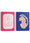 Reinders! Paveikslas ant drobės &raquo;Oh La La Tiger&laquo; Teenager Zimmer - Blau - Paveikslas ant drobės - Spr&uuml;che - 20x30 cm