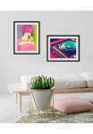 queence Paveikslas &raquo;Punk-Queen&laquo; Art | paveikslas/nuotrauka von Frauen | Fashion | Frau | Kunst | Magazincover | Mode 1 Stk. dalys HD Premium Poster-Druck ir Holzrahmen