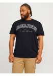 Jack & Jones PlusSize Mar&scaron;kinėliai &raquo;JJECALEB VARSITY Mar&scaron;kinėliai SS O-NECK NOOS PLS&laquo; su Logobranding