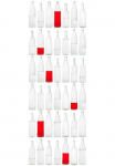living walls Fototapetas &raquo;Glasflaschen&laquo; glatt FSC&Acirc;&reg;