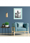 queence Paveikslas su grotelės &raquo;Frau Logo Surfbrett juoda spalva wei&szlig;&laquo; paveikslas/nuotrauka von Frauen | Frau | Meer | Schwarz-Wei&szlig; | Strand | Strandbilder 1 Stk. dalys Plakatas su buntem Acrylglas Passepartout