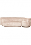 WOOOD Dvivietė sofa &raquo;Popular&laquo; frei im Raum stellbar su grobem Chenille gef&uuml;ttert plotis 215 cm