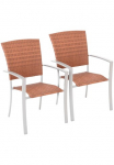 MERXX Poilsio kėdė &raquo;Savonna&laquo; (Set) 2 Stk.2er rinkinys Polyrattan stapelbar 2vnt. rinkinys
